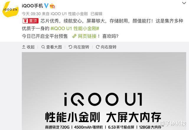 裸机版苹果电脑:iQOO U1正式发布：真正的大屏性能千元机-第7张图片-太平洋在线下载